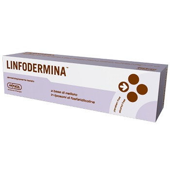LINFODERMINA TUBO CONTIENE CUMARINA,MELILOTO,LIPOSOMI IN FOSFATIDILCOLINA PER FLEBOLOGIA E LINFOLOGIA - immagine 2
