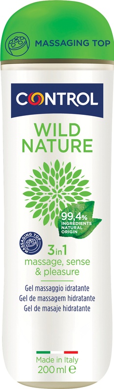 CONTROL WILD NATURE MASSAGE GEL MASSAGGIO 3 IN 1 200 ML - immagine 2